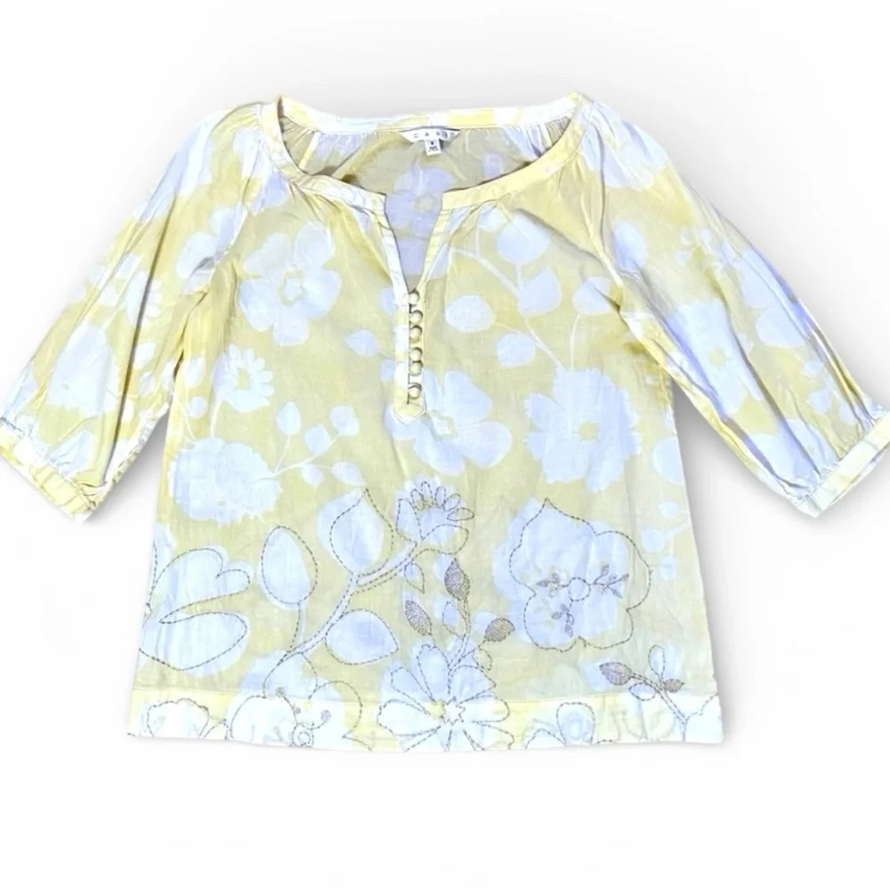 CAbi yellow floral